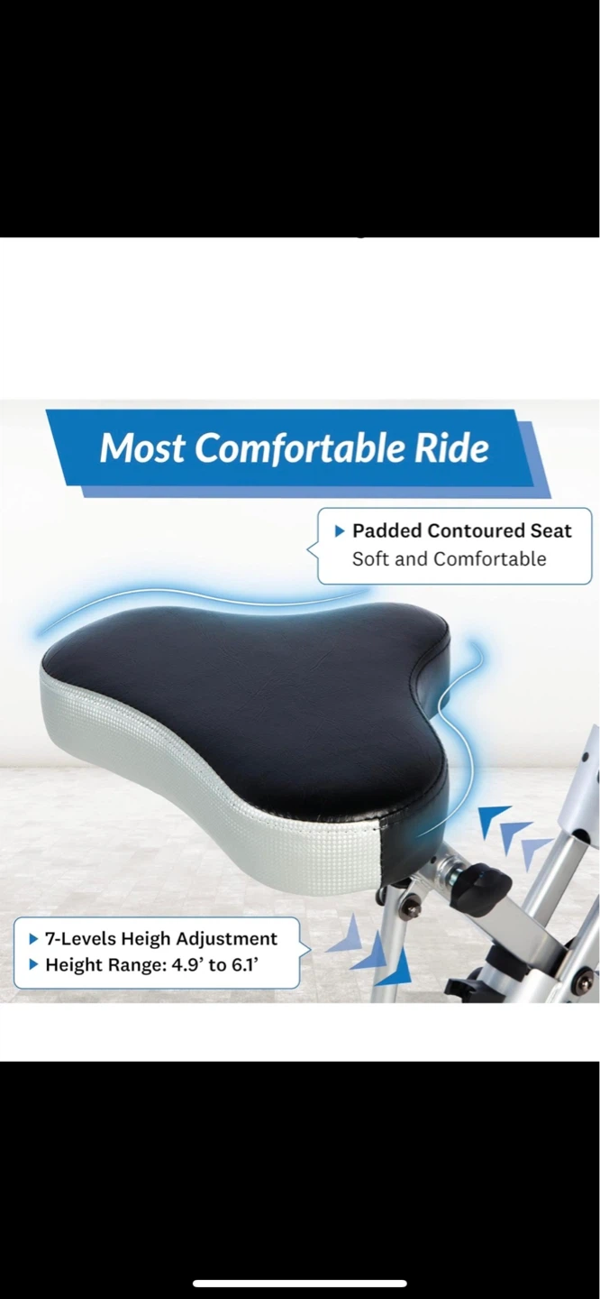 Exerpeutic Folding Exercise Bike - photo 5
