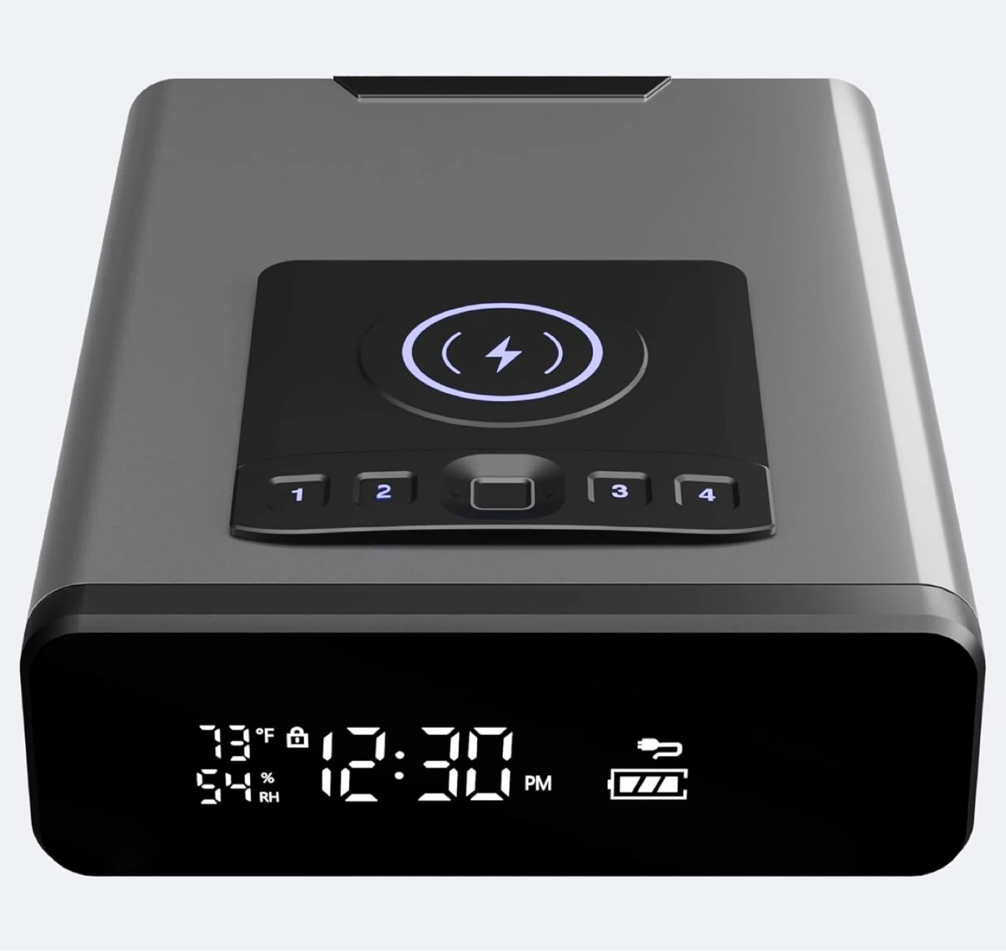 Safe box with 12-Hour Time Clock Display, Wireless