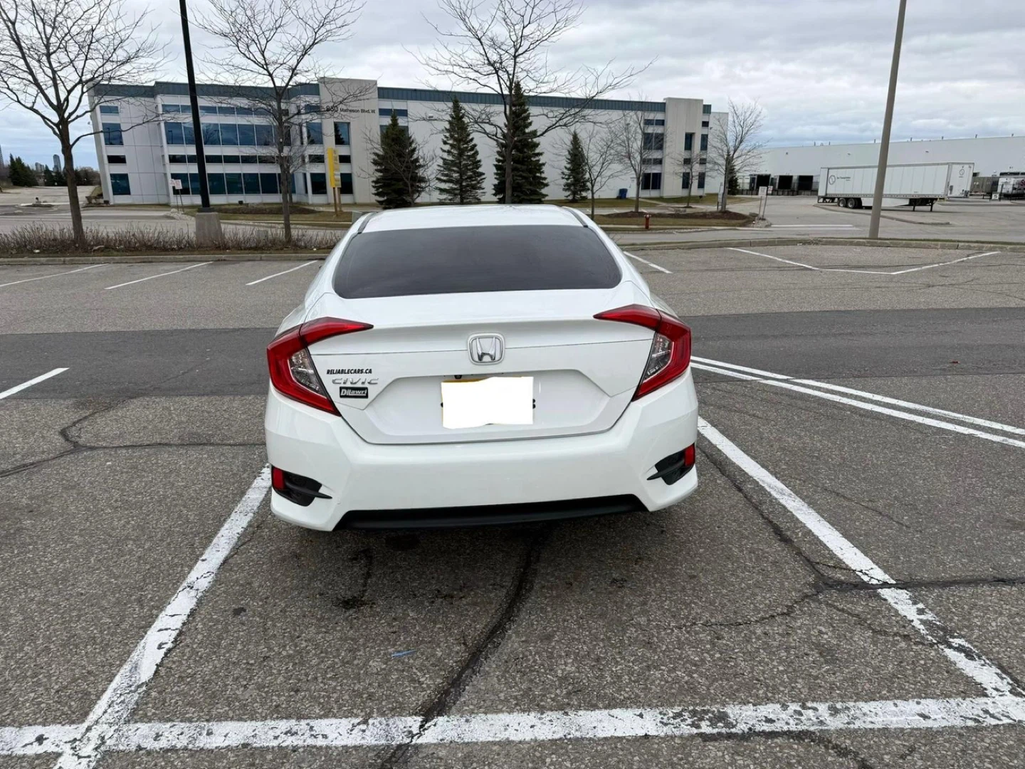 White Honda Civic LX 2017 - photo 3