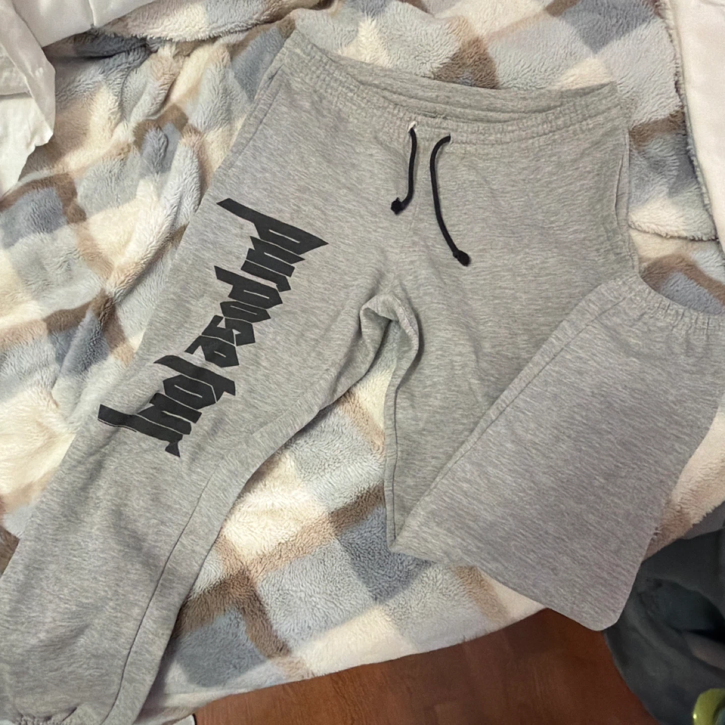 Purpose Tour Merchandise Sweatpants M/M Grey