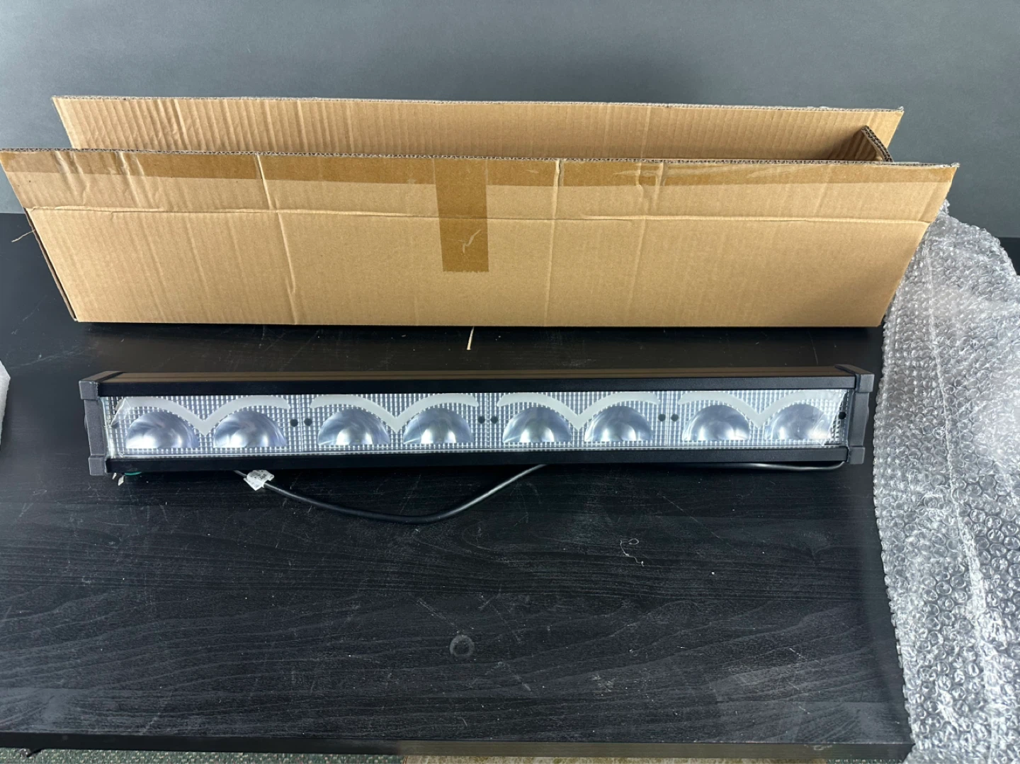 Black LED Light Bar with Wiring