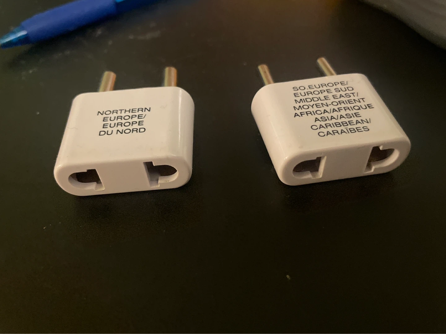 2 Universal Travel Adapters