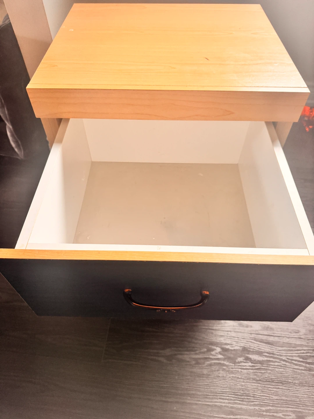 Wooden 2-Drawer Nightstand - photo 2