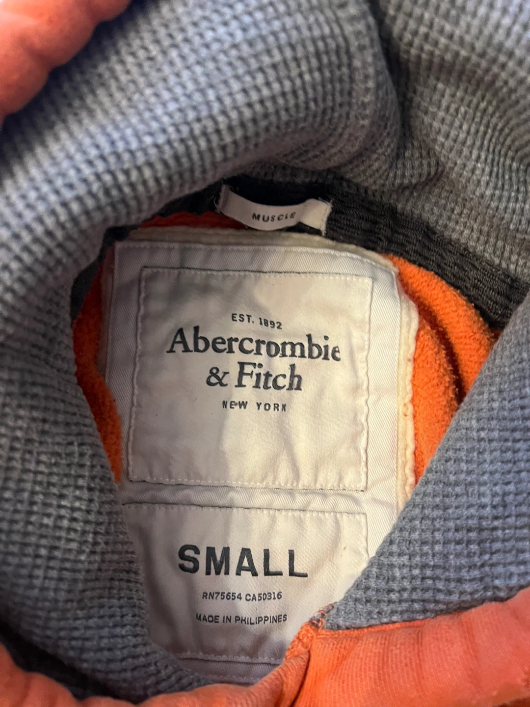 Abercrombie & Fitch Orange Hoodie - photo 3
