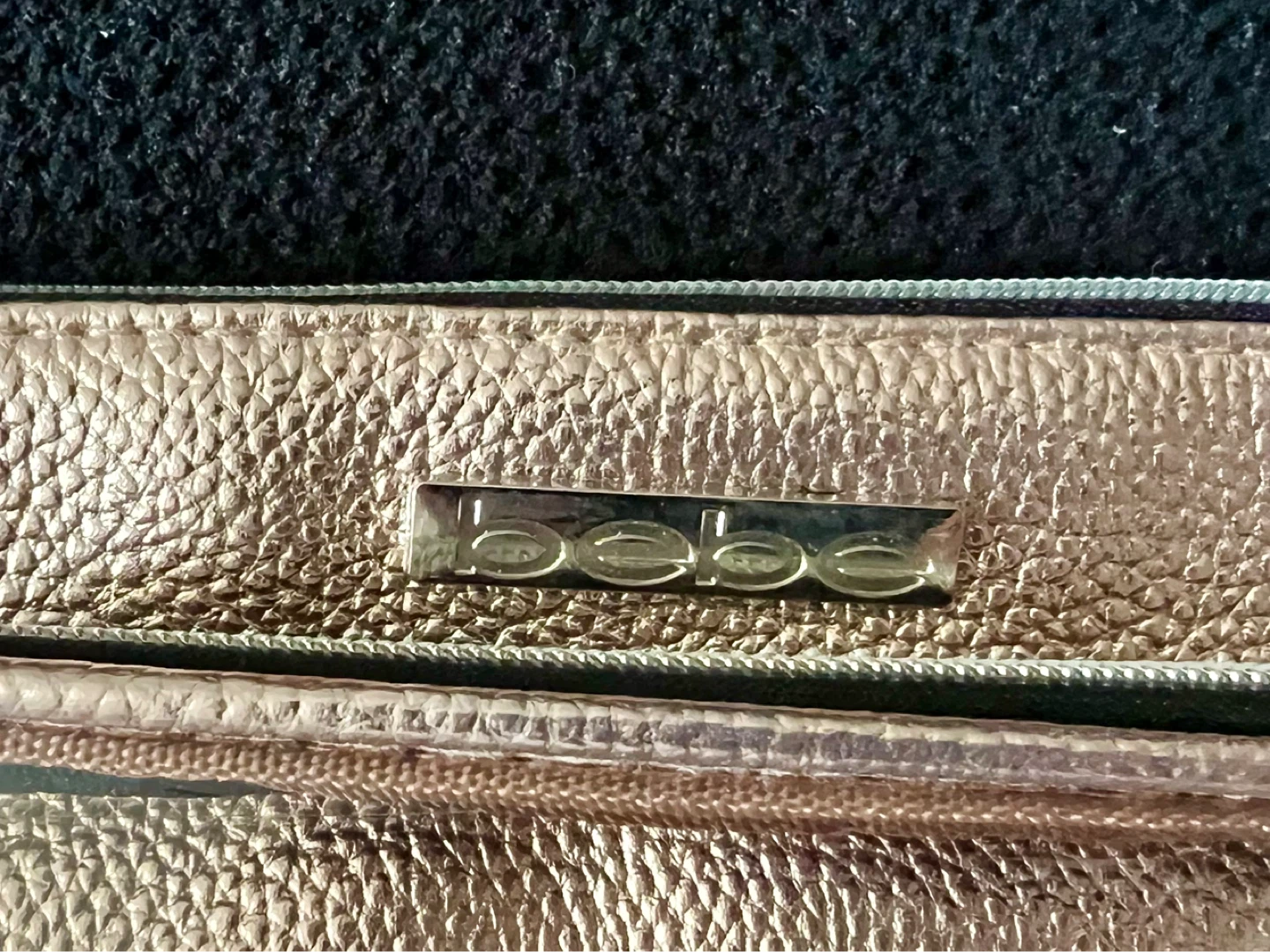 Bebe Rose Gold Makeup Bag with Clear Pouch - photo 5