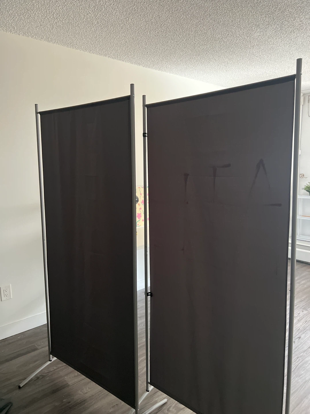 Grey Room Divider Screen - photo 2