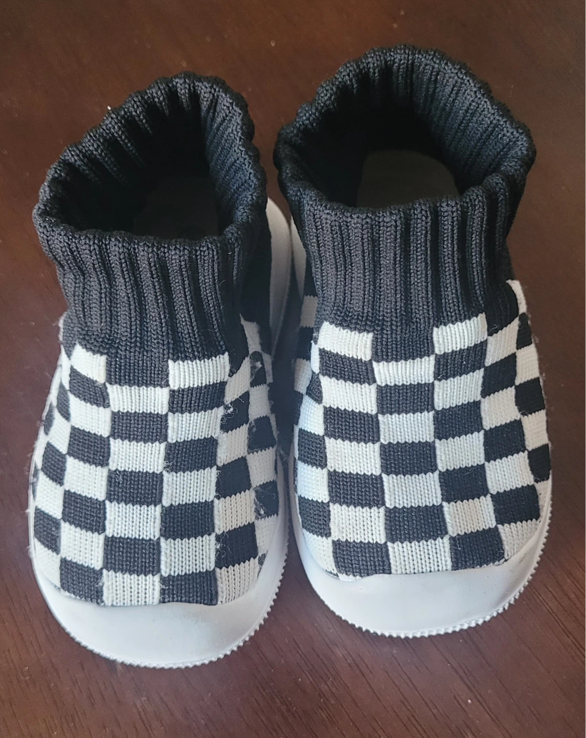 Kids Checkerboard Slip-On Shoes