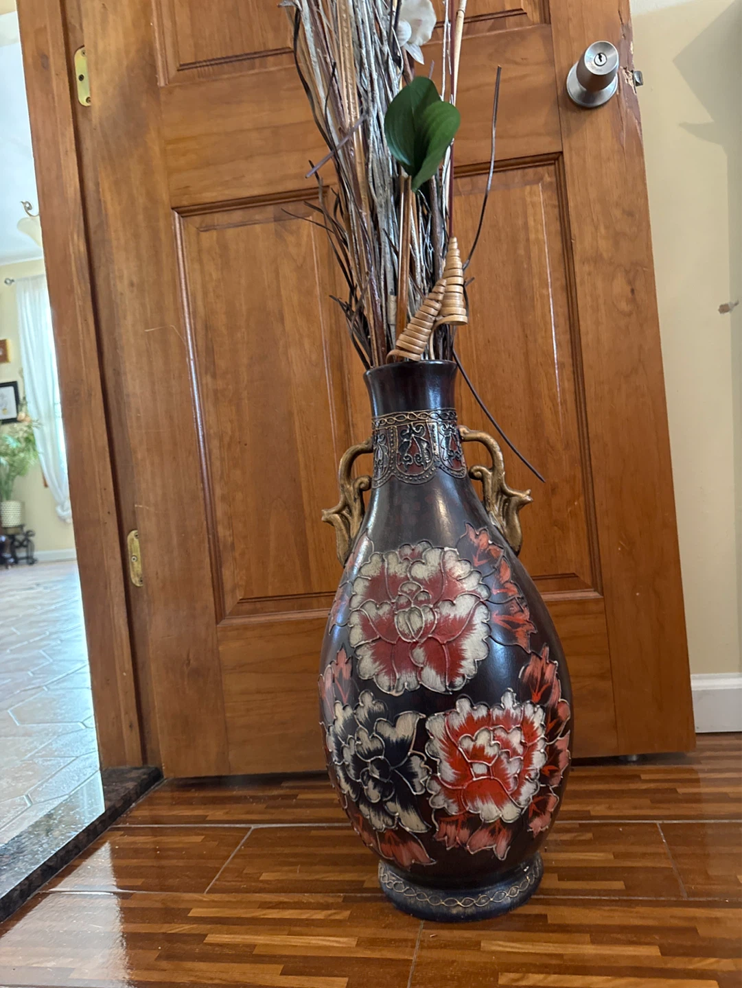 Decorative Vase with Dried Stems - photo 2