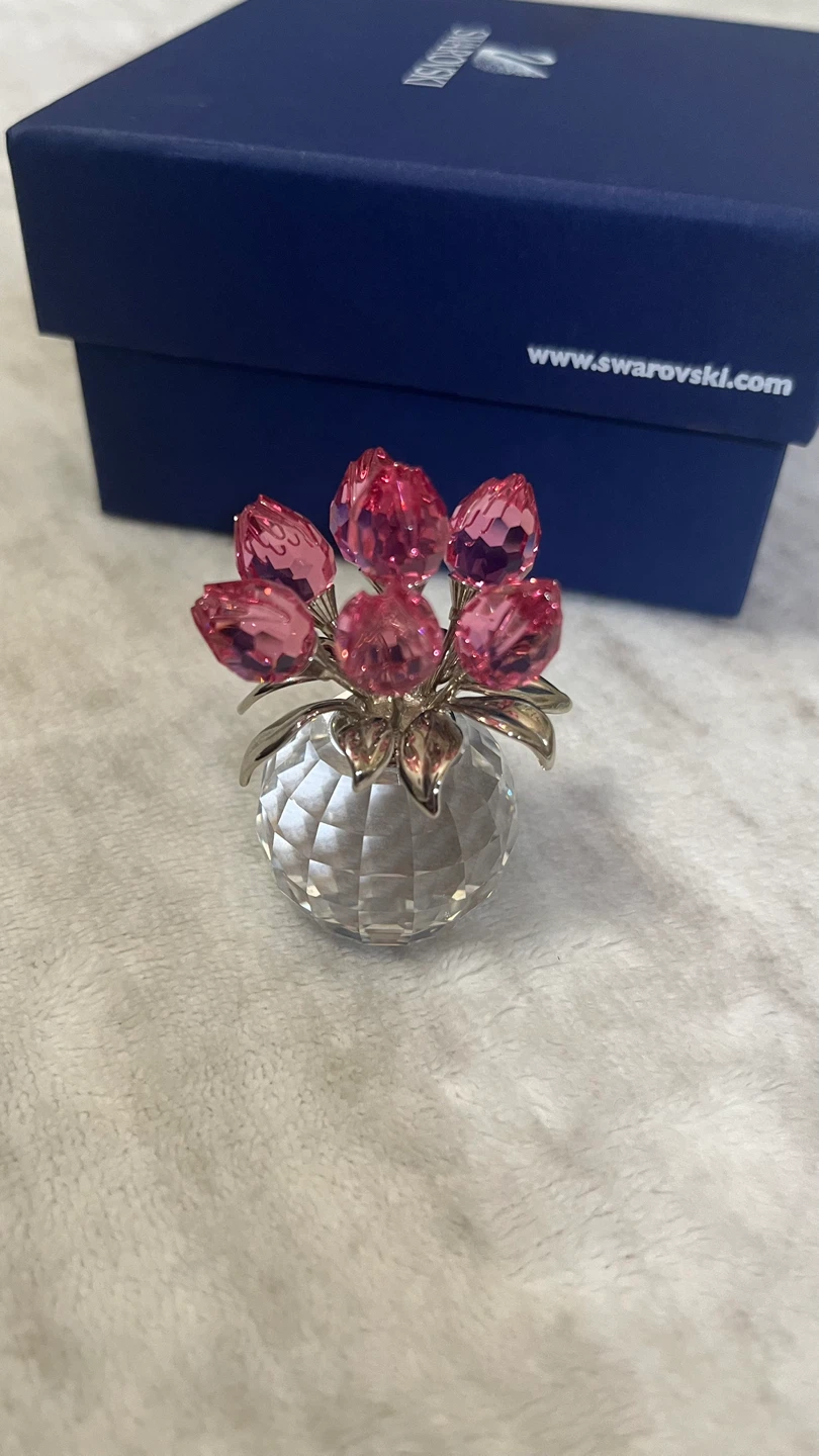 Swarovski Crystal Tulip Bouquet Figurine - photo 4