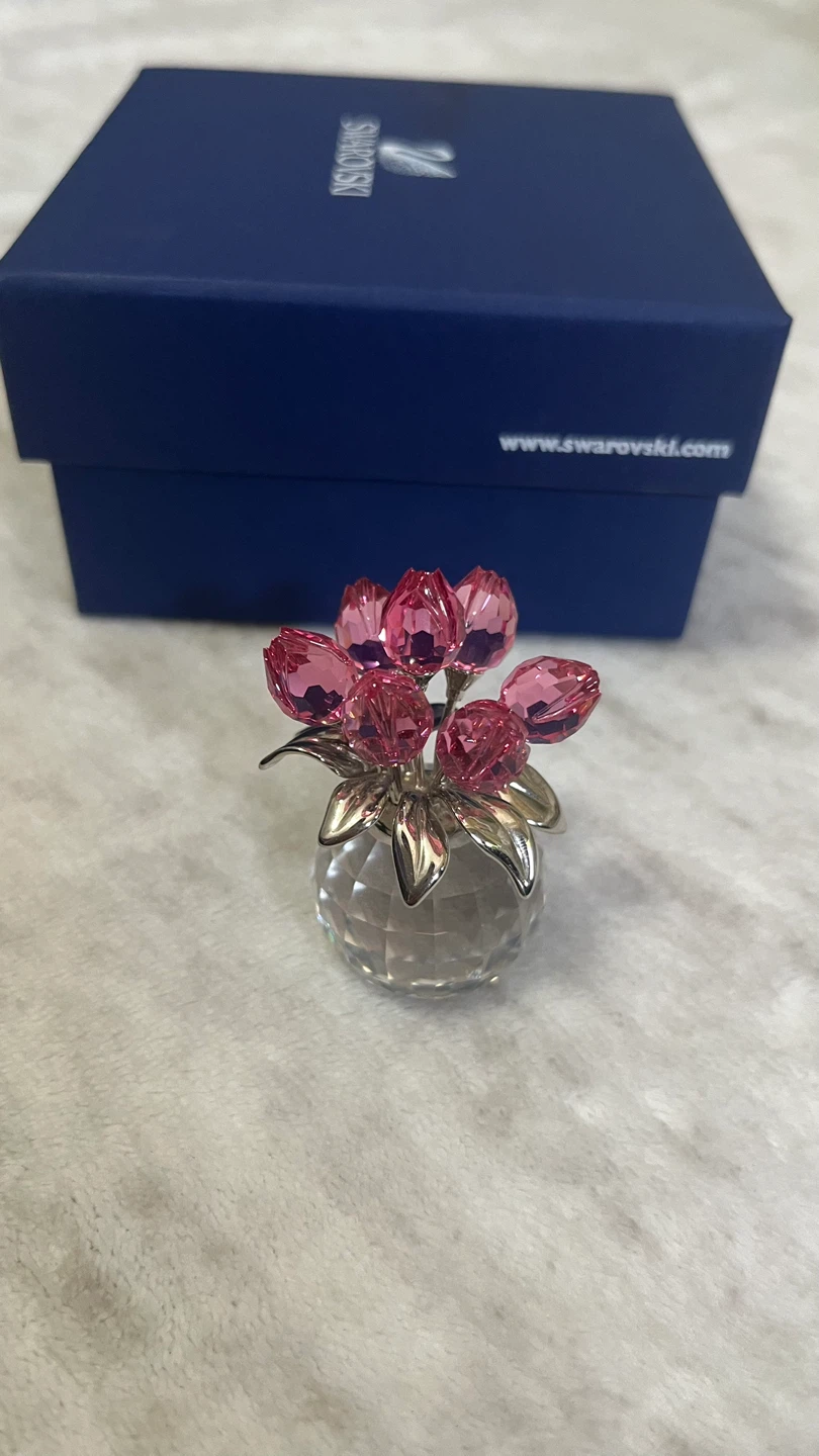 Swarovski Crystal Tulip Bouquet Figurine - photo 3