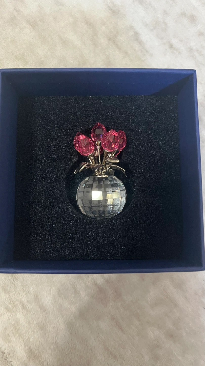 Swarovski Crystal Tulip Bouquet Figurine - photo 2