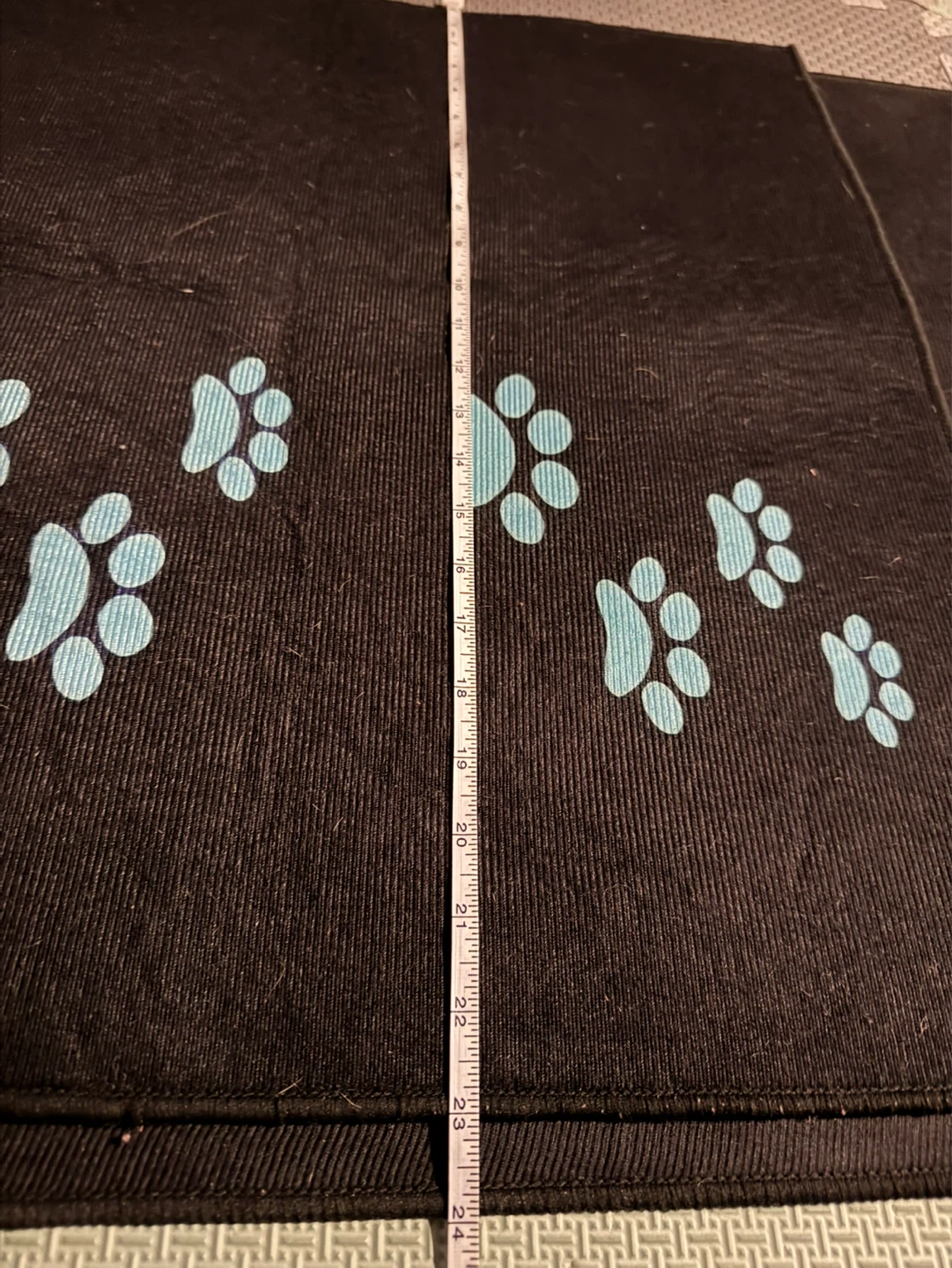 Black Pet Training Pads with Blue Paw Prints - photo 3