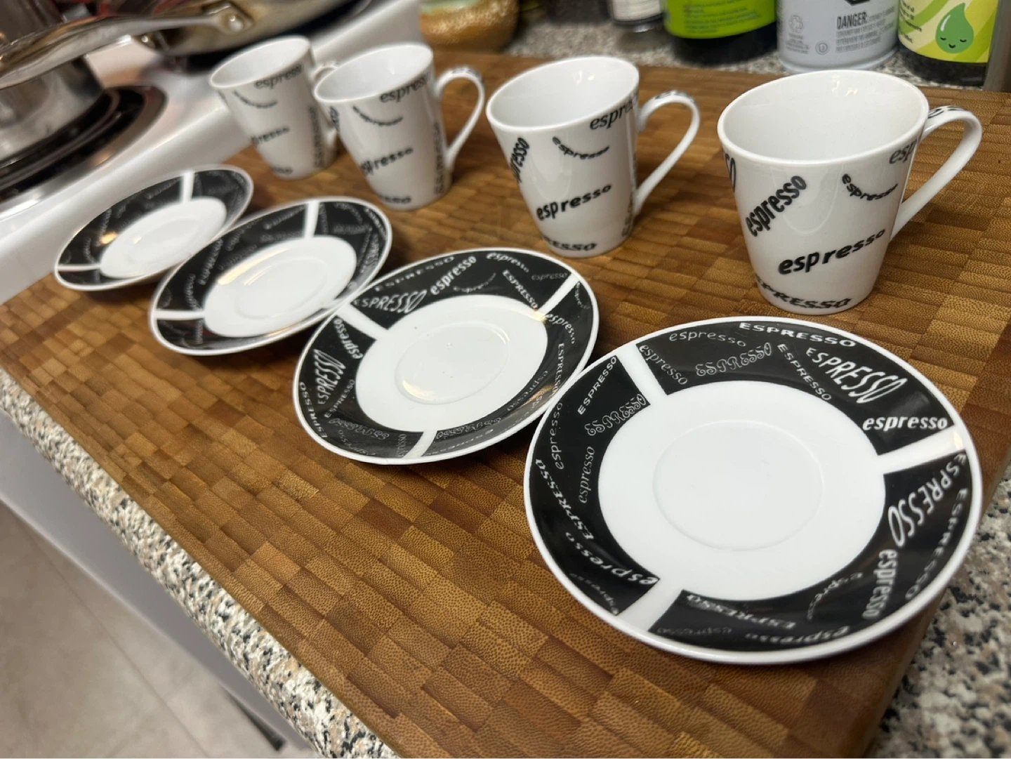Just Mugs Espresso Cups and Saucers Set - photo 3