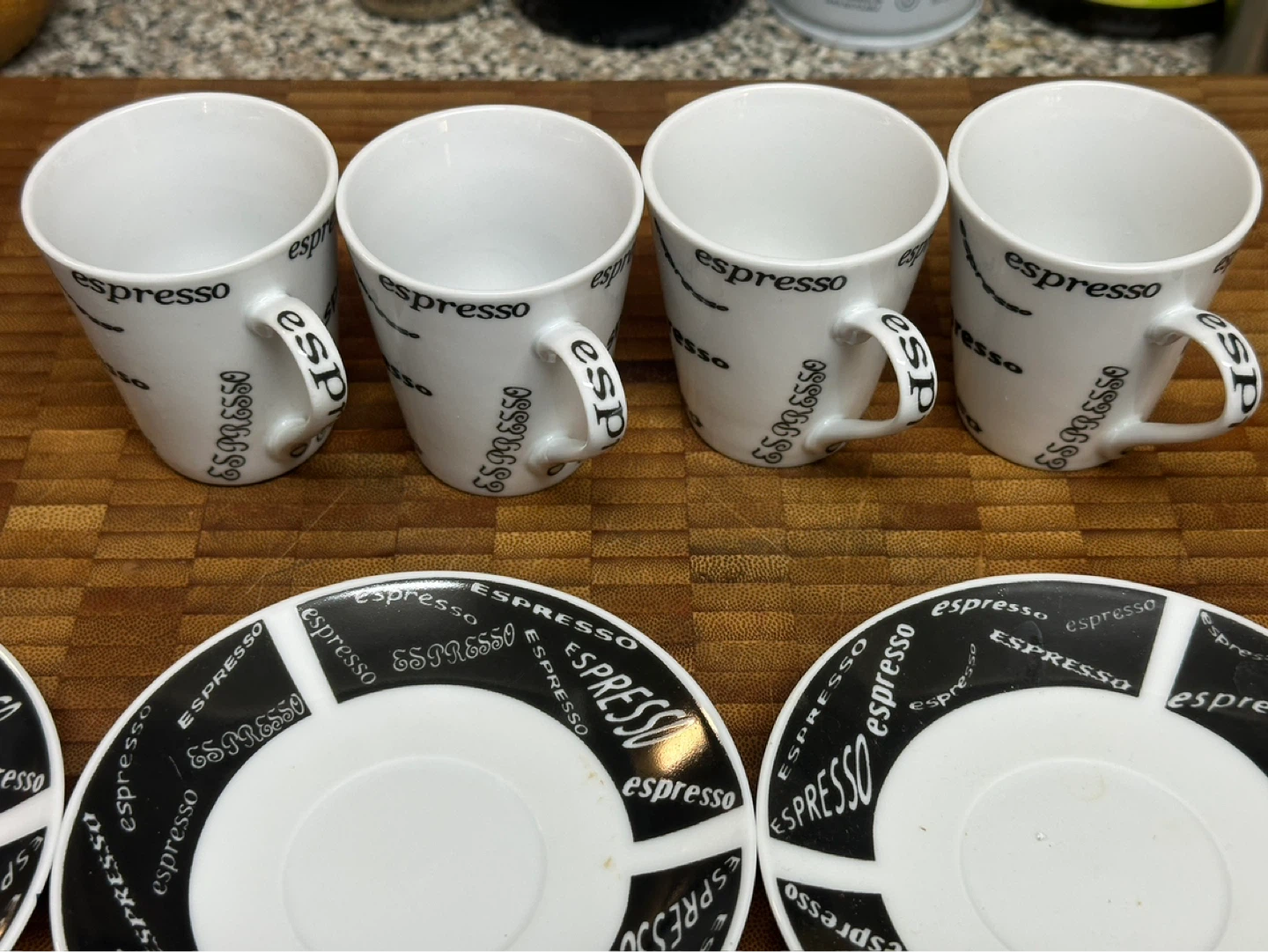 Just Mugs Espresso Cups and Saucers Set - photo 2