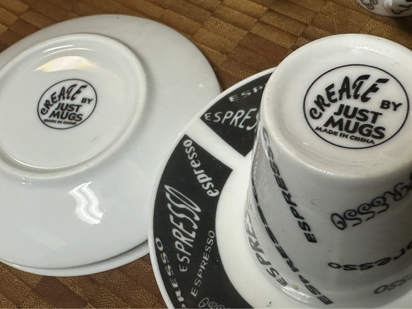 Just Mugs Espresso Cups and Saucers Set - photo 5