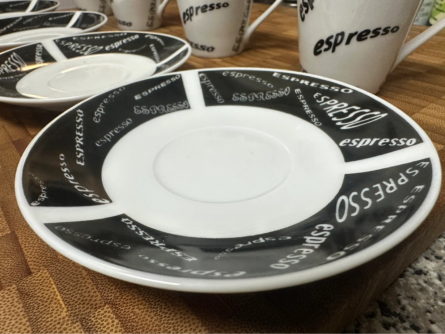 Just Mugs Espresso Cups and Saucers Set - photo 4
