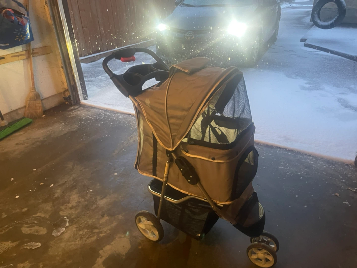 Black Pet Stroller