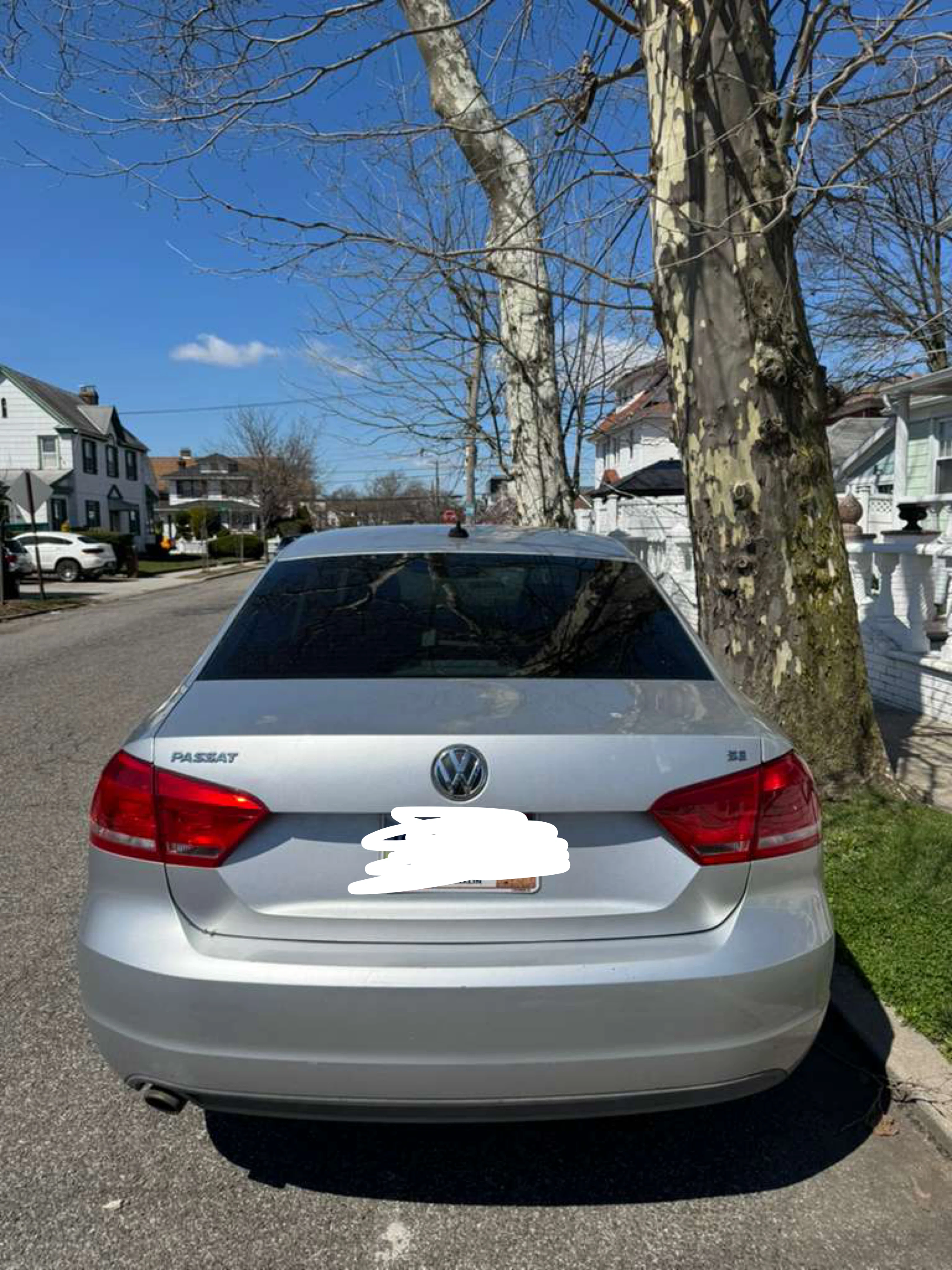 Silver Volkswagen Passat Sedan