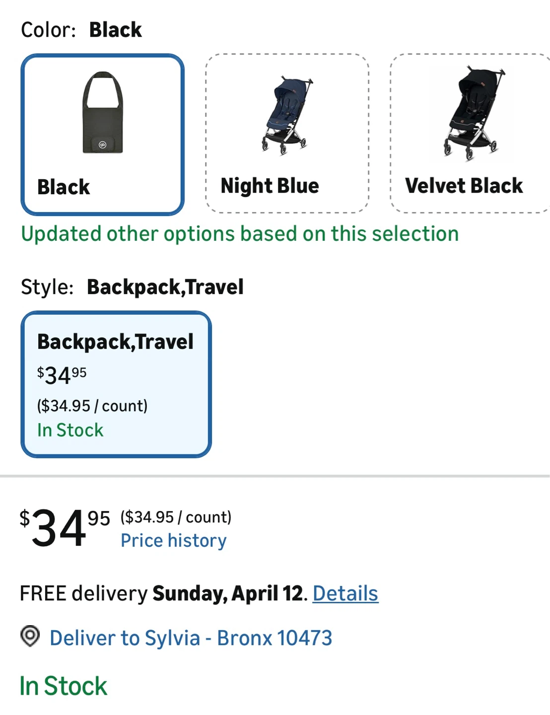 gb Pockit All Terrain Stroller - Velvet Black - photo 2