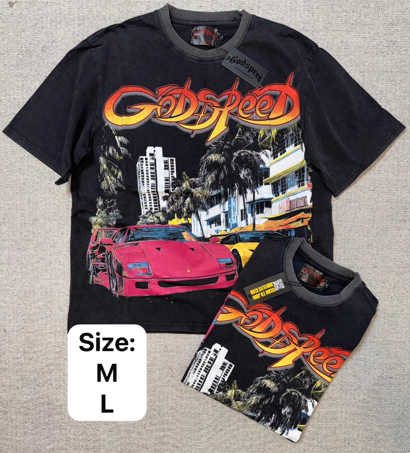 Godspeed Graphic T-Shirts - Assorted Designs & Sizes