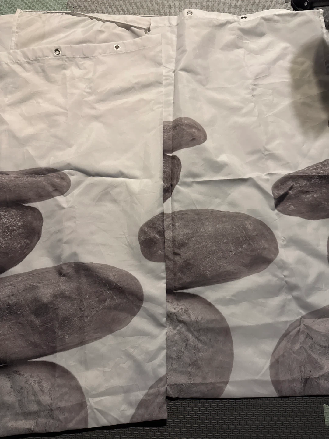 Zen Stone Shower Curtain