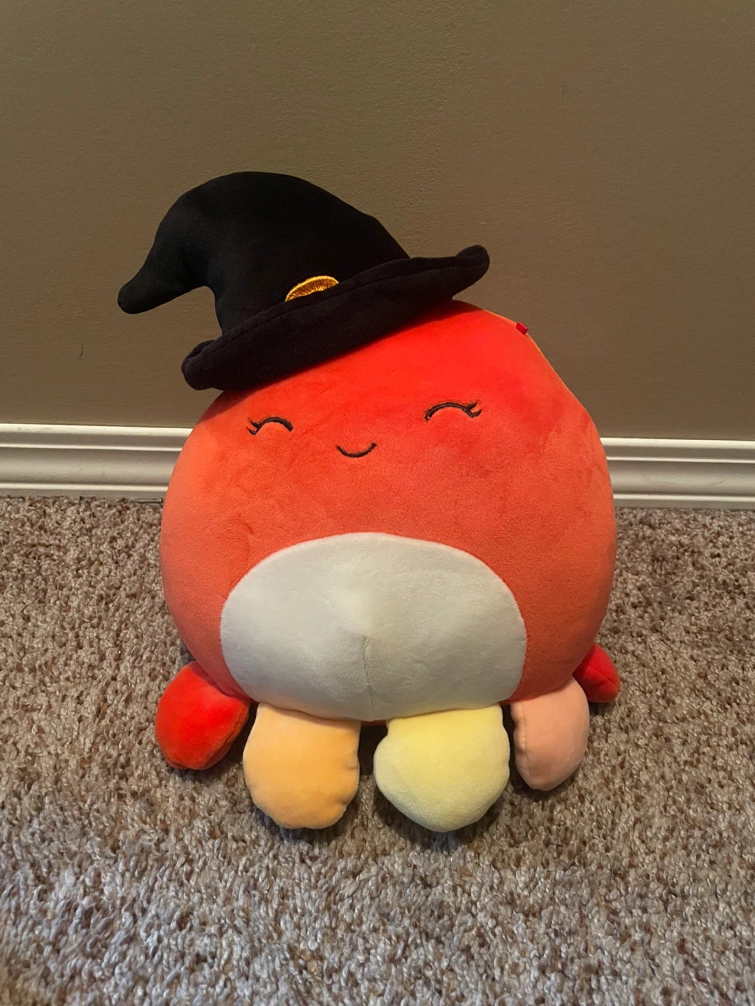 Detra the Octopus Squishmallow w/ Witch hat 8”