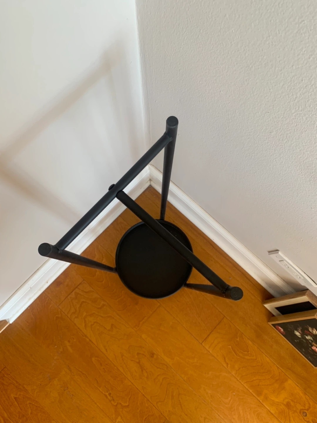 Black Metal Two-Tier Plant Stand - photo 4