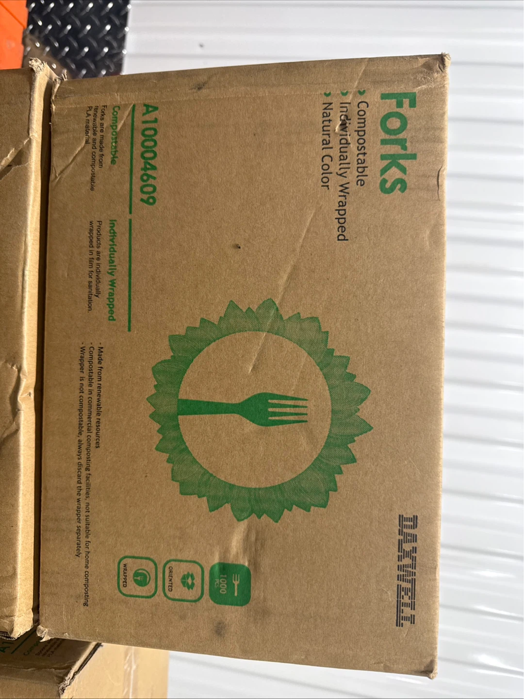 Daxwell Compostable Forks - Individually Wrapped (1000 PCS)