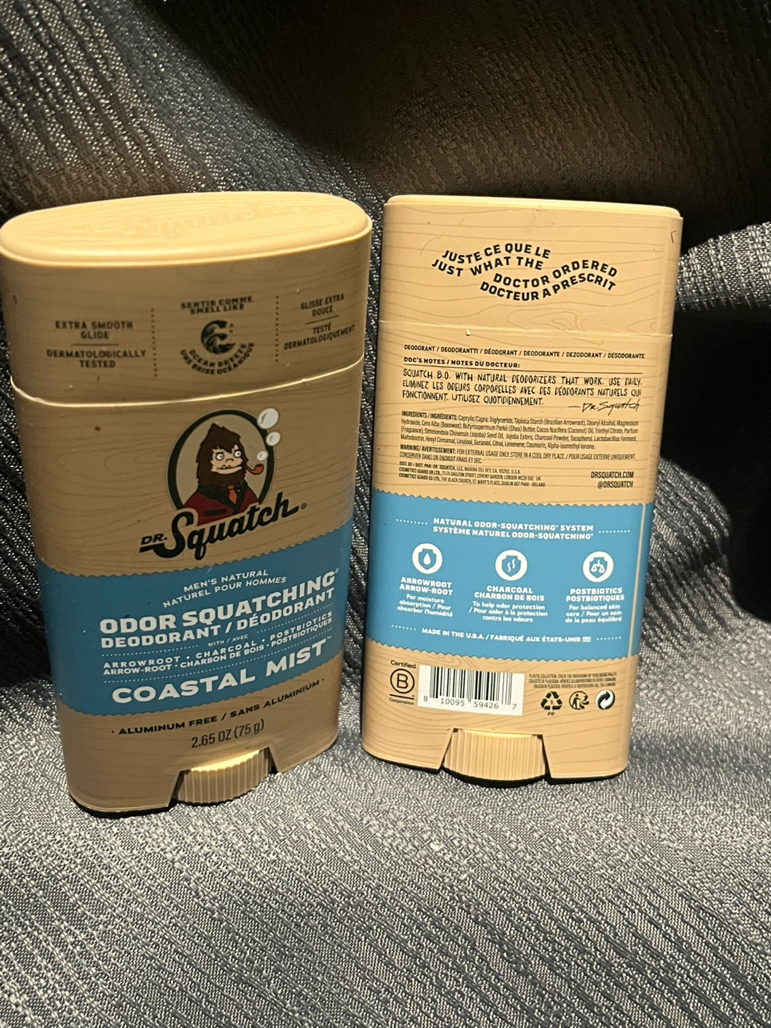 Dr. Squatch Odor Squatching Deodorant - Coastal Mist (2.65 oz) - photo 3