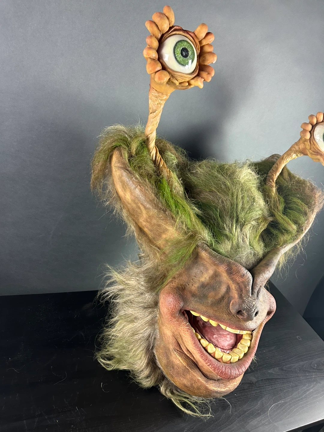 Handmade Monster Mask with Eyeballs animatronic - photo 2