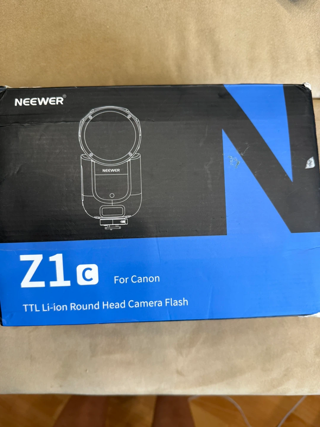 Neewer Z1c TTL Li-ion Round Head Camera Flash for Canon