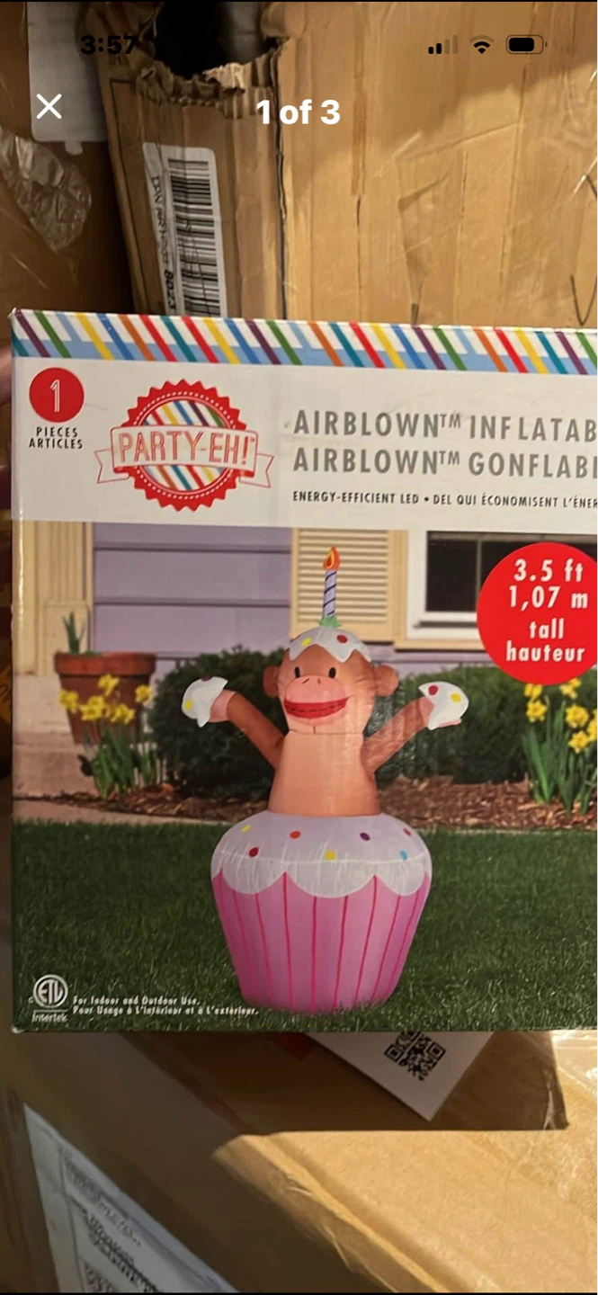 NEW Birthday Inflatable