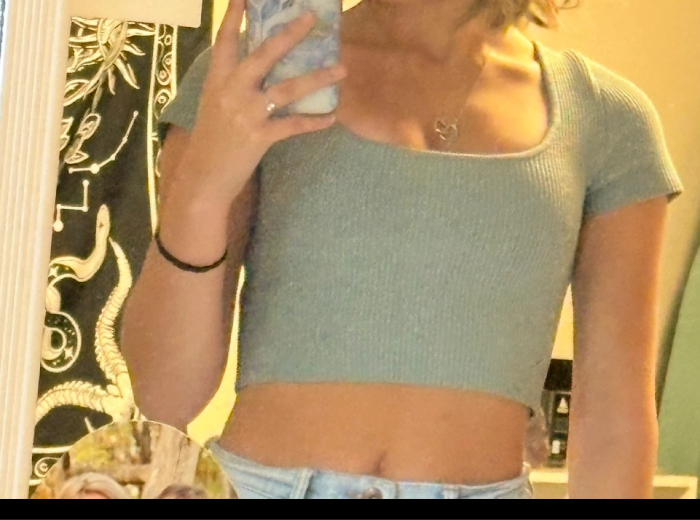 Cropped Ribbed T-Shirt - photo 5