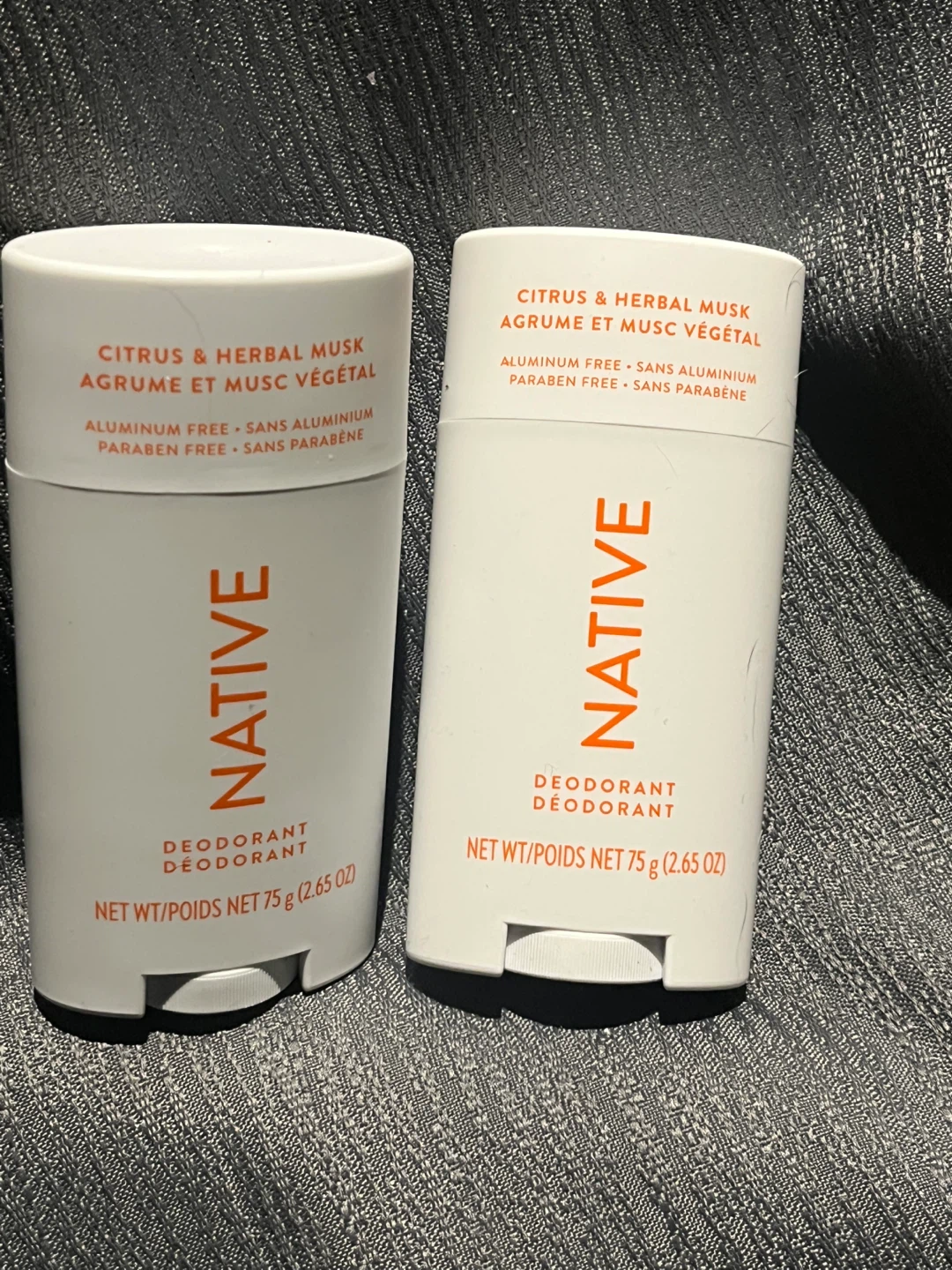 Native Citrus & Herbal Musk Deodorant - 2 x 75g