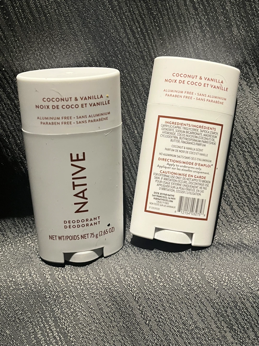 Native Coconut & Vanilla Deodorant - 2.65 oz (2 count) - photo 2