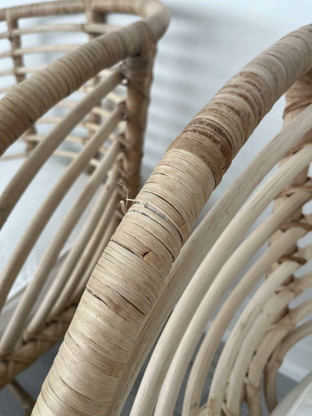 2 Ikea BUSKBO Rattan chairs - photo 3