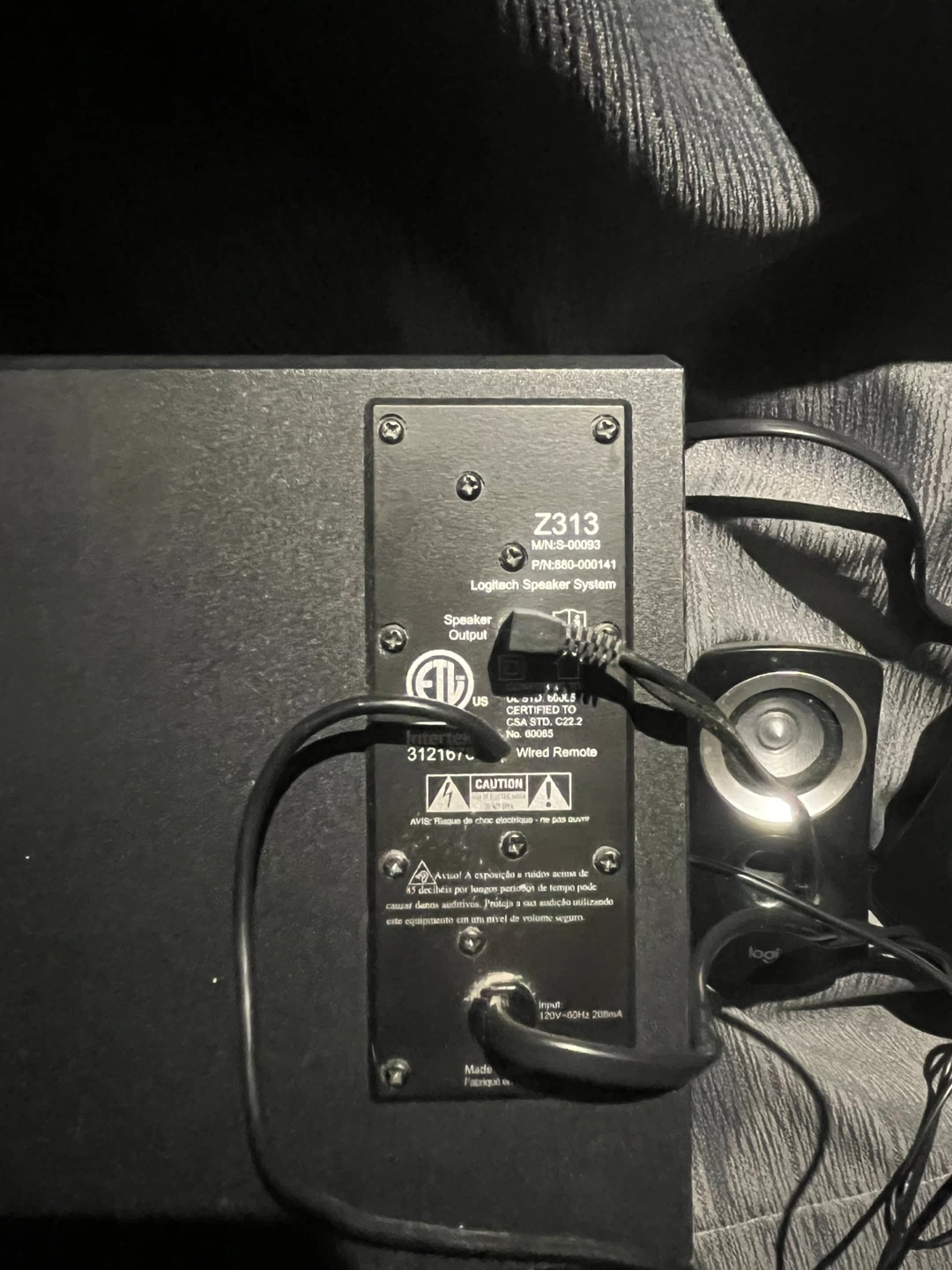 Logitech Z313 Speaker System - photo 3