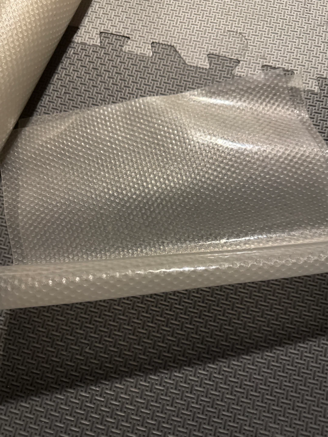 Clear plastic cupboard inserts