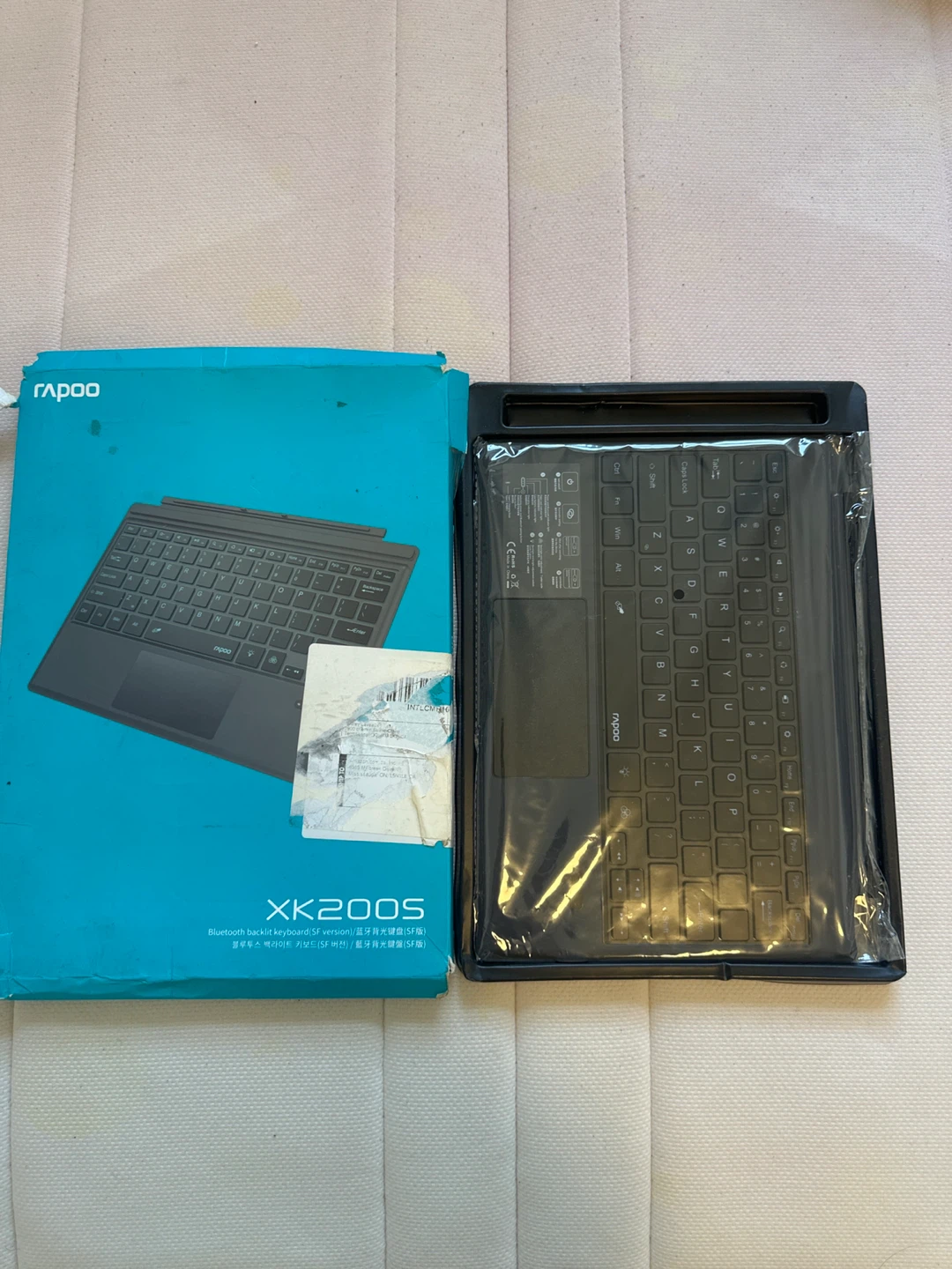 Rapoo XK200S Bluetooth Backlit Keyboard with Touchpad