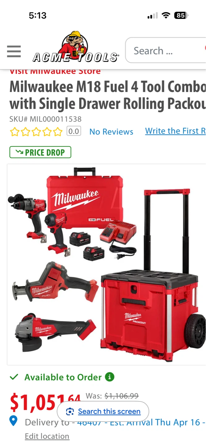 Milwaukee M18 Fuel 4-Tool Combo Kit with Rolling Packout - photo 3