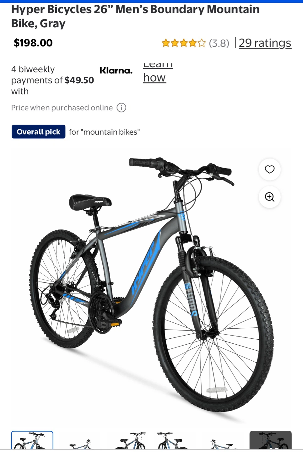 Boundary Trail 26" Mountain Bike