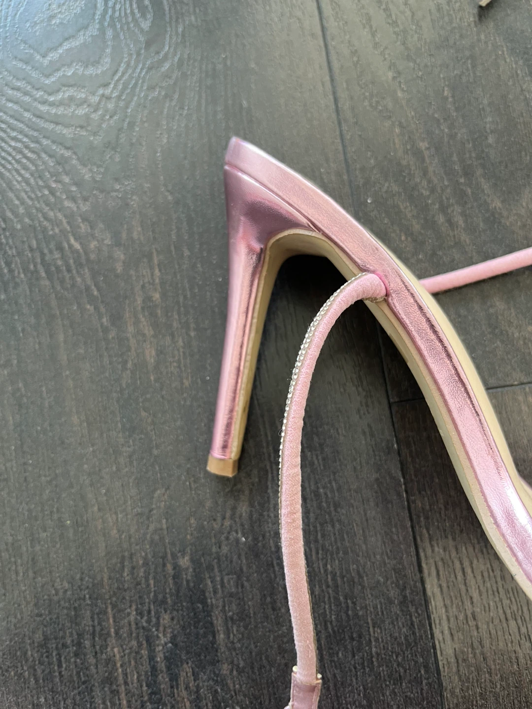 Australian Brand Pink Sparkly Wrap Heels Size 8.5-9 - photo 3