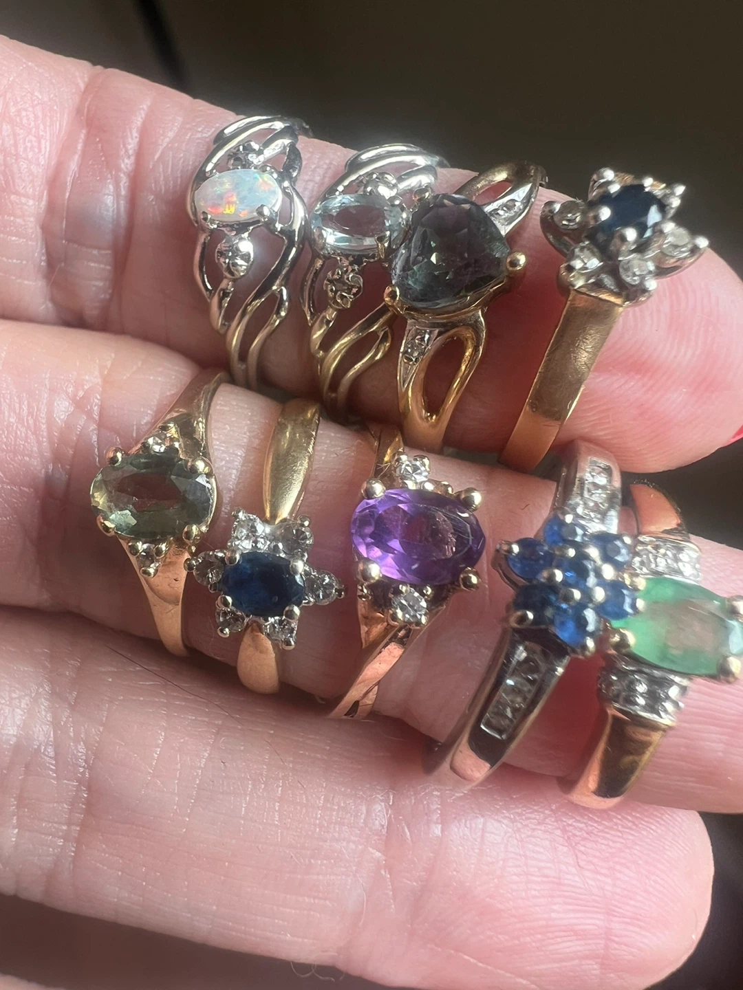 10 k rings -200 dollars  each