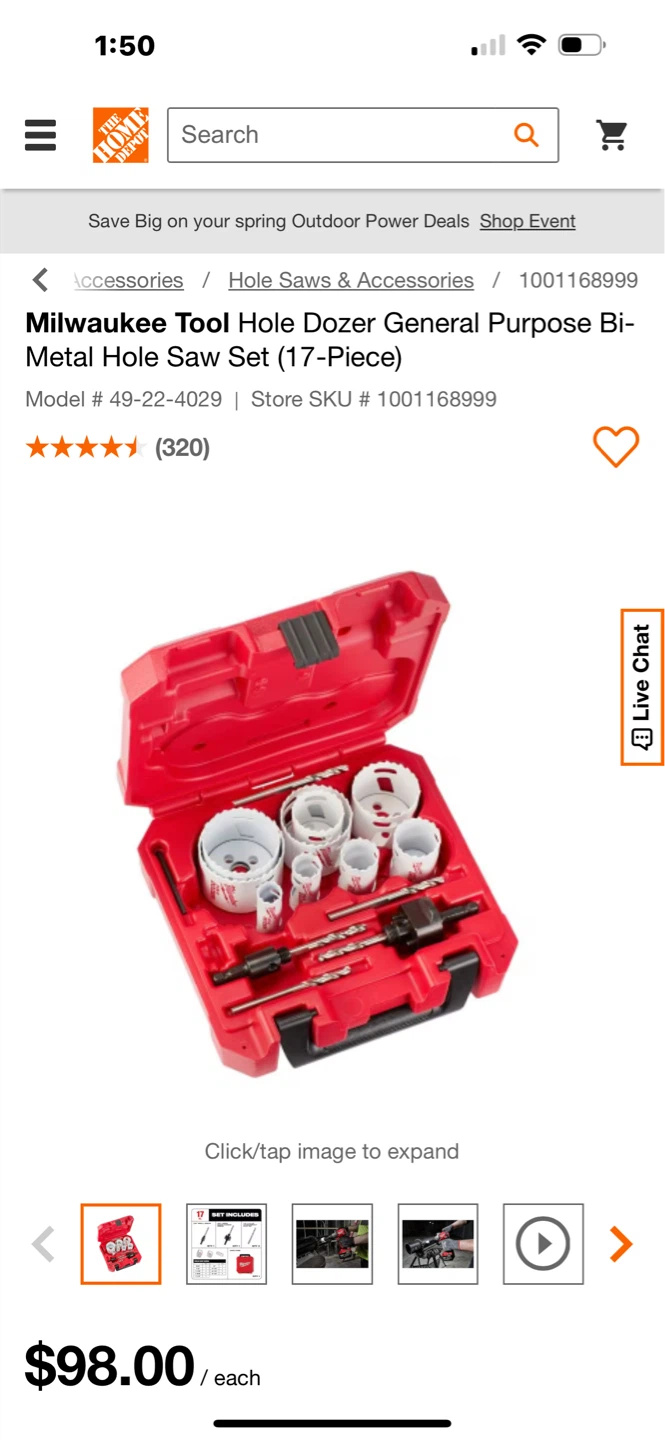 Milwaukee Tool Bi-Metal Hole Saw Set (17-Piece) - photo 3