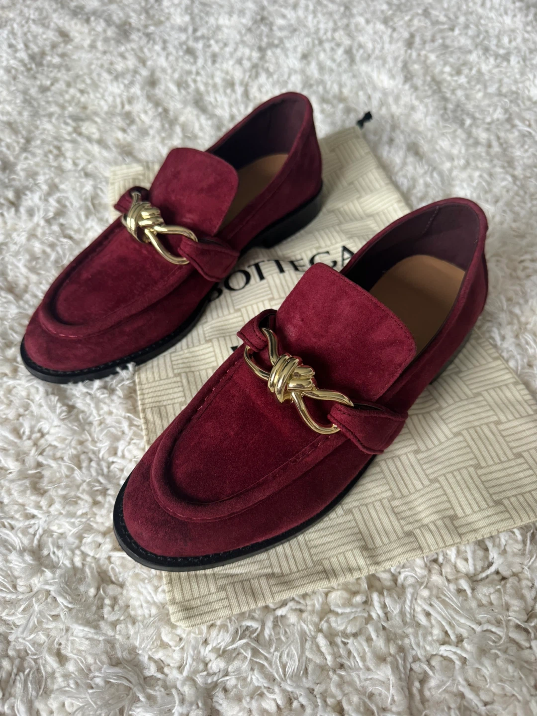 BV Suede Loafers - Burgundy - photo 2