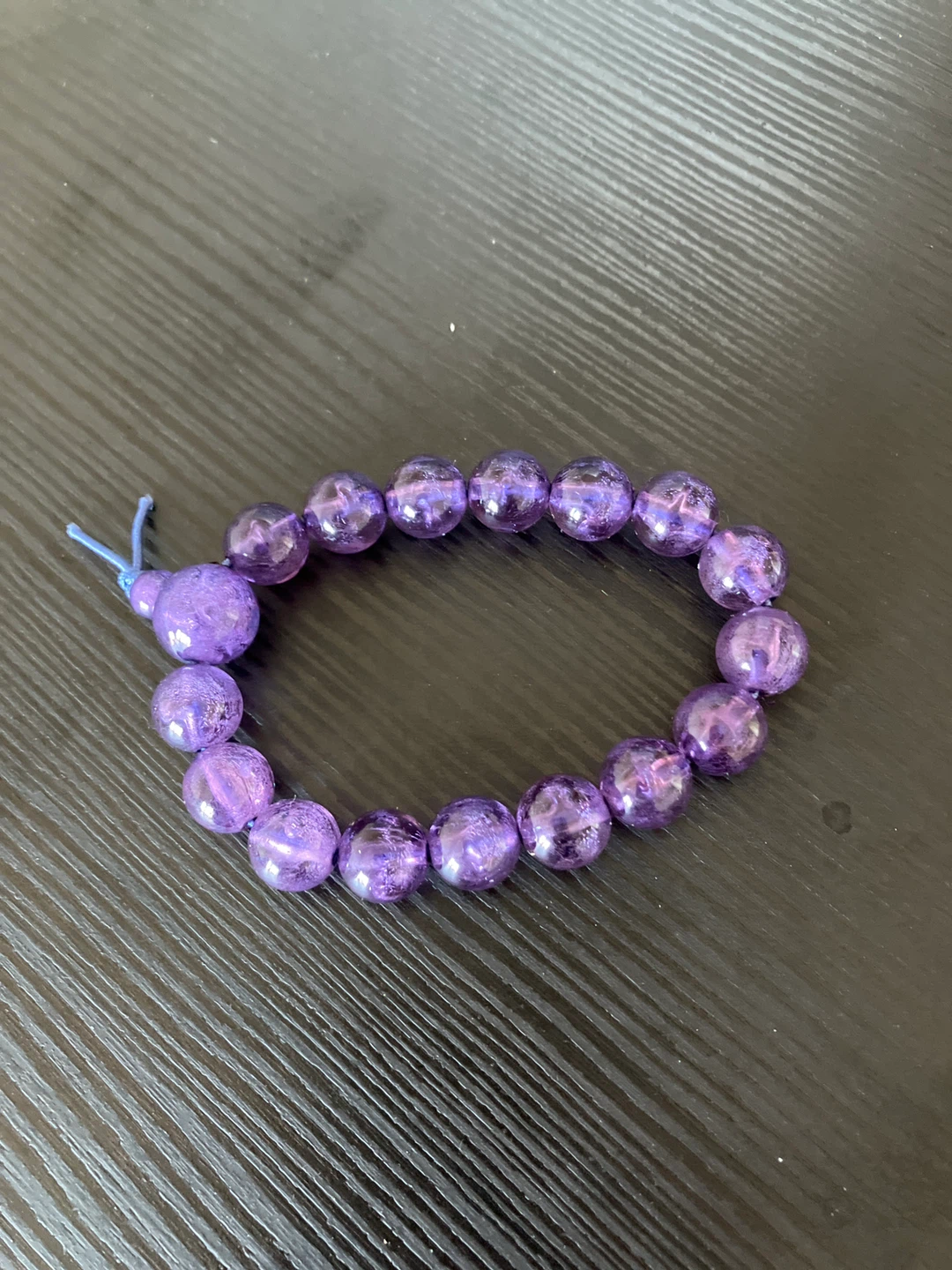 Purple Beaded Bracelet
