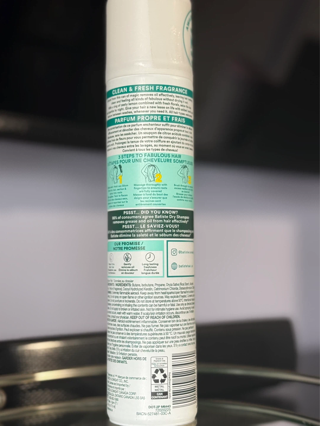 NEW Batiste Dry Shampoo – Original Scent - photo 2