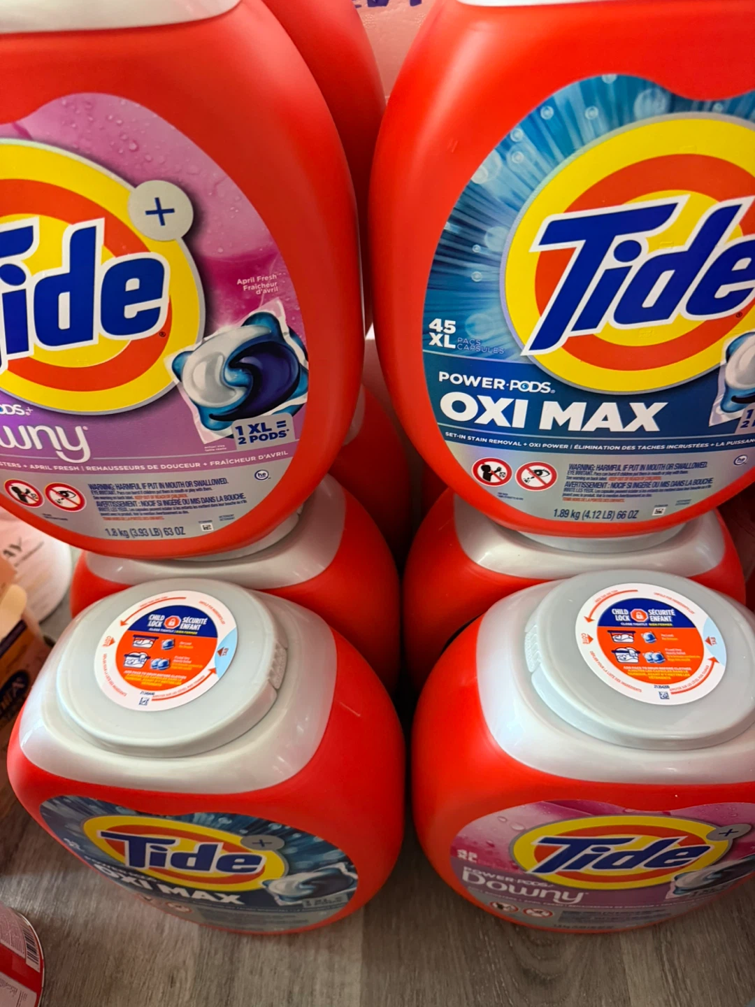 Tide Power Pods Oxi Max with Downy Softeners Laundry Detergent - photo 2