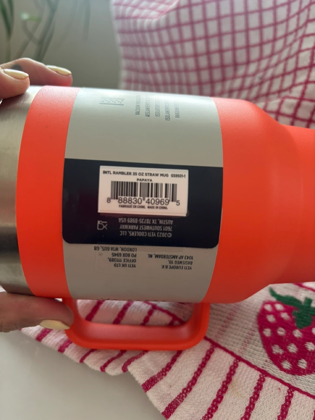 Yeti Rambler 35 oz Straw Mug - Papaya - photo 2