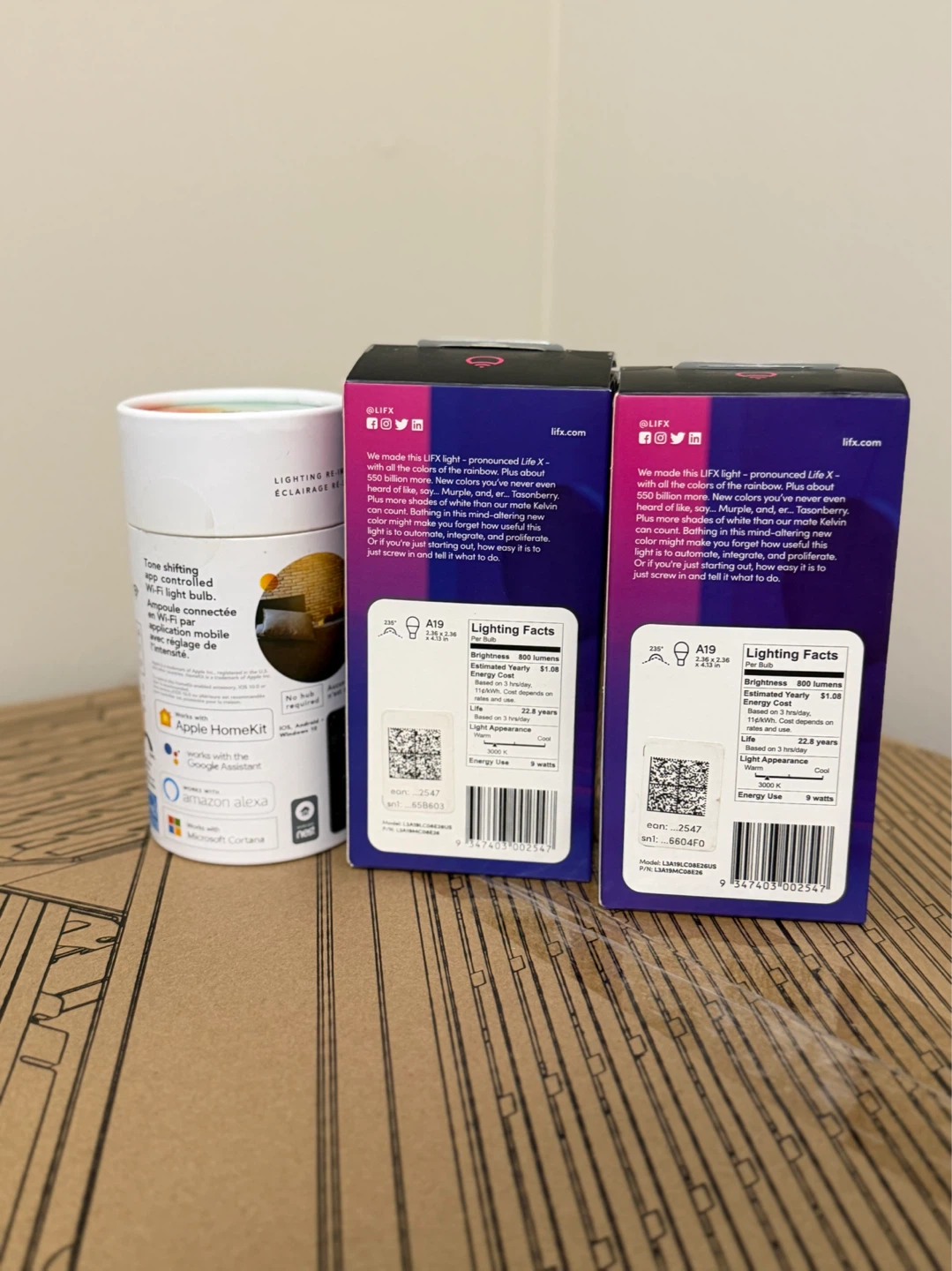 3 LIFX Smart LED Light Bulb (1 white 2 color) - photo 2
